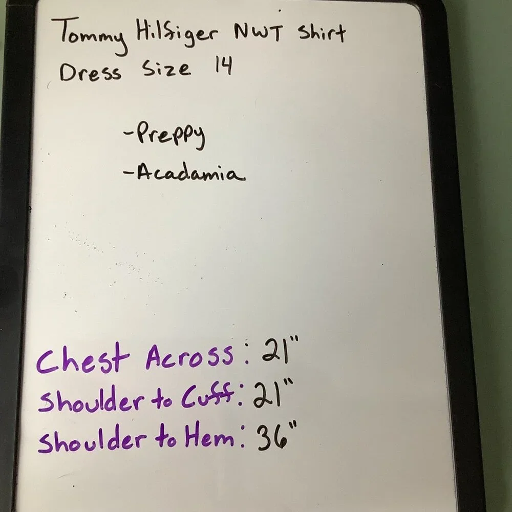 Tommy Hilfiger Women's Black White Collar Shift Dress Size 14 Pockets - Picture 8 of 8